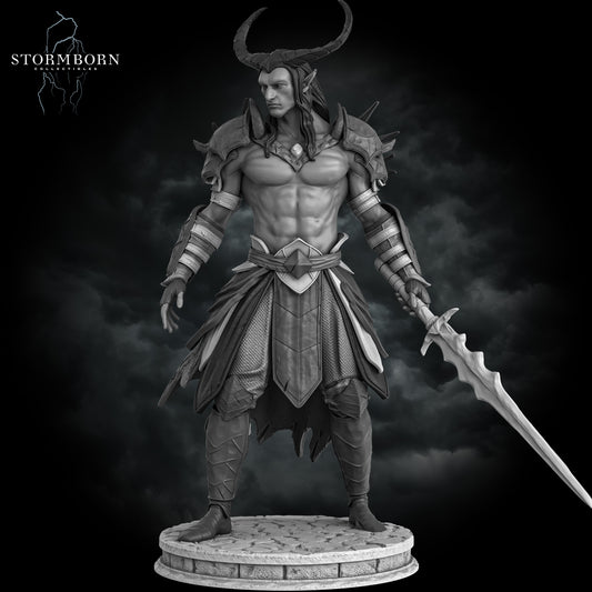 Samael the Tiefling Warrior | Stormborn Collectibles
