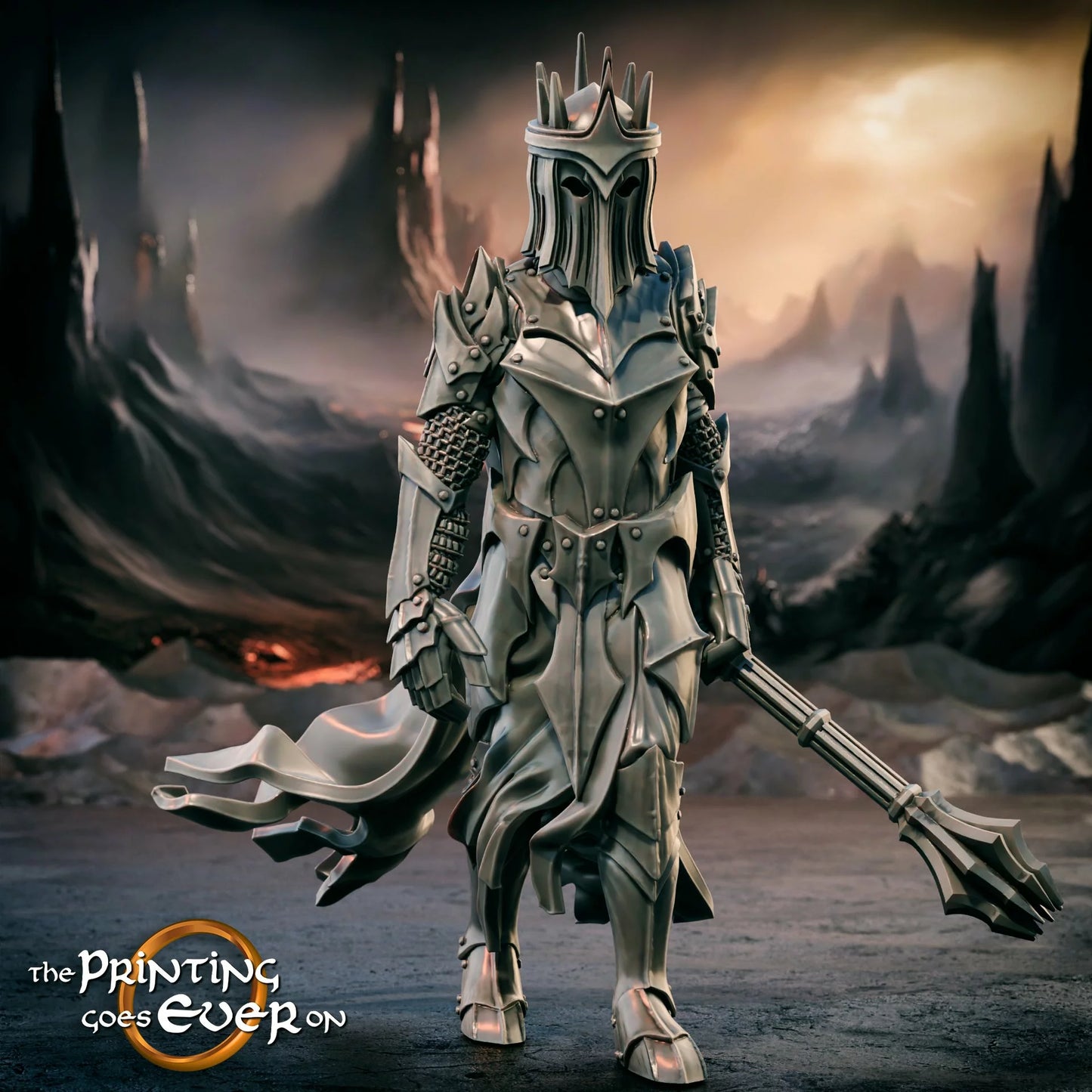 Evil Lord Saucar | Gates of Evil | MESBG | The Printing Goes Ever On