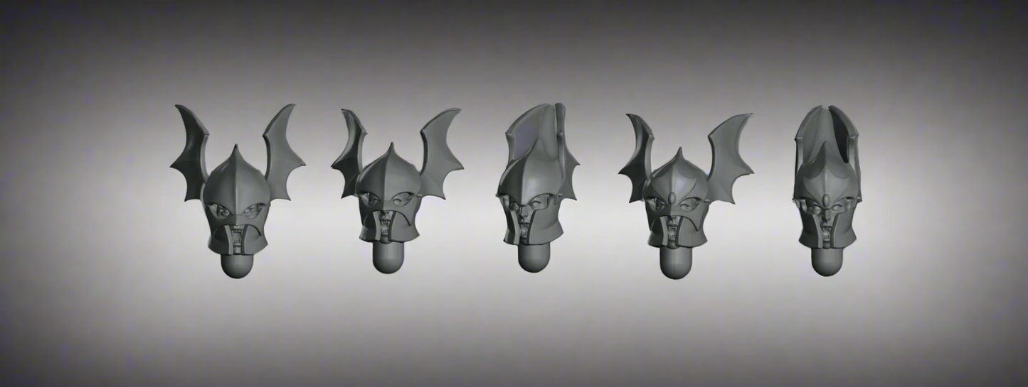 Vampire Knights Heads | Transilvanya - The Fallen Realm | Highlands Miniatures