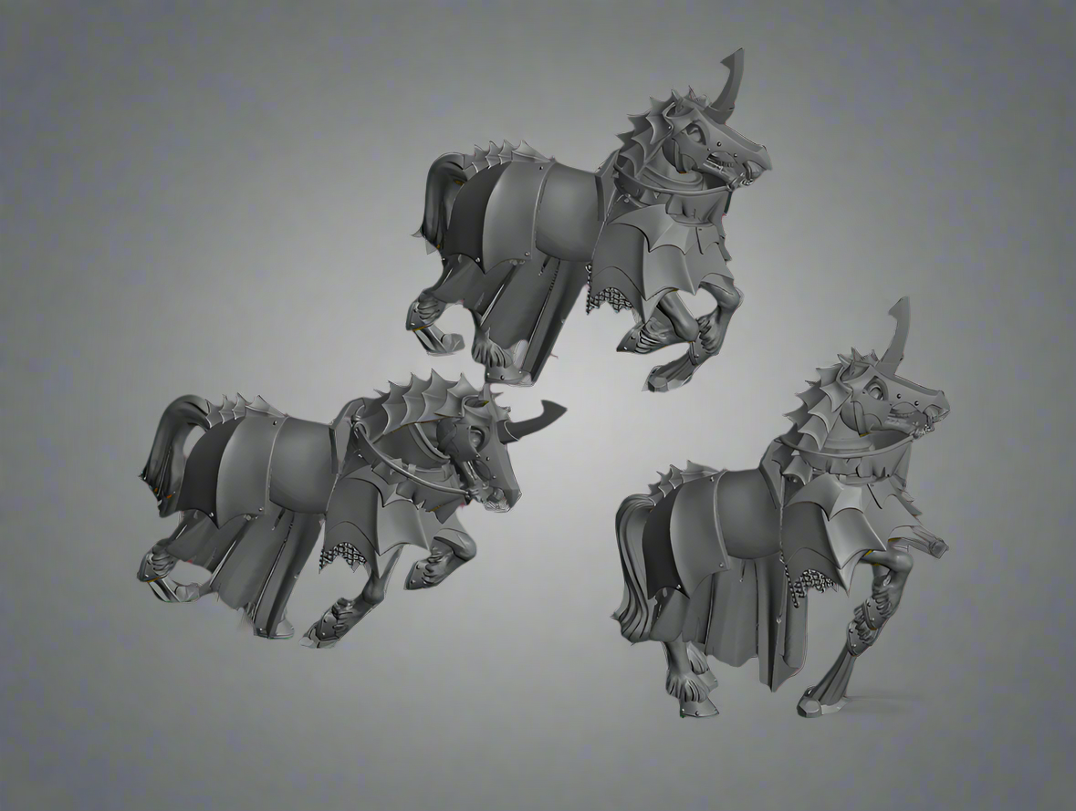 Vampire Knights Mounts | Transilvanya - The Fallen Realm | Highlands Miniatures