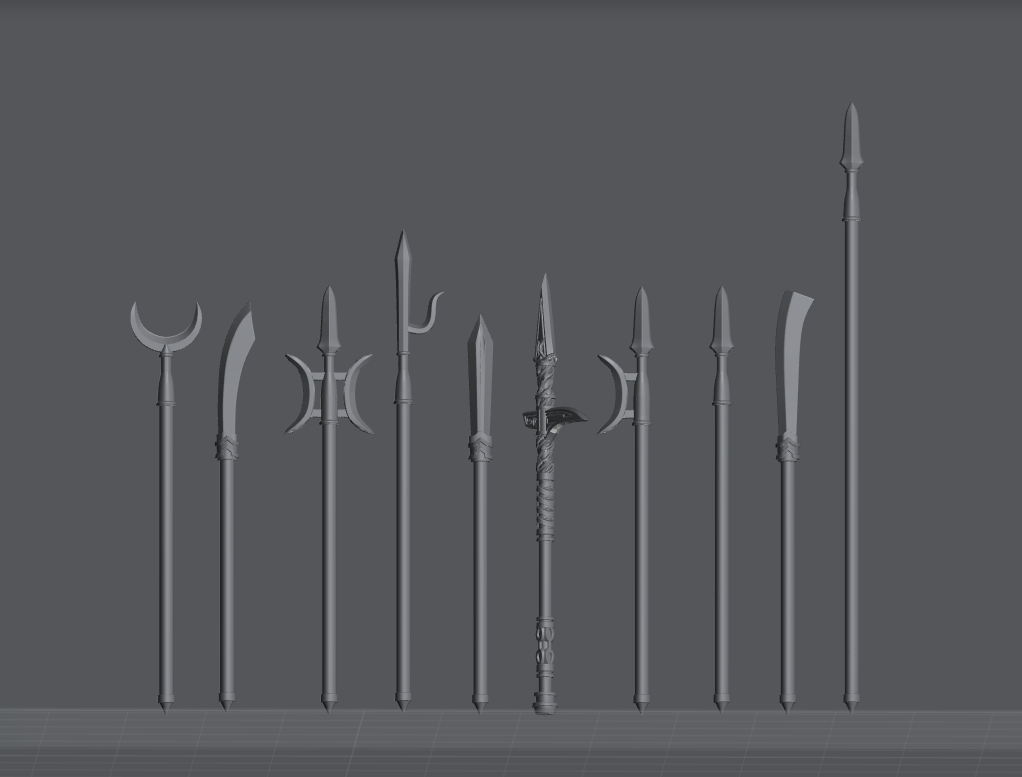 Cathay Weapon Bits | Grand Cathay | Kyoushuneko Miniatures