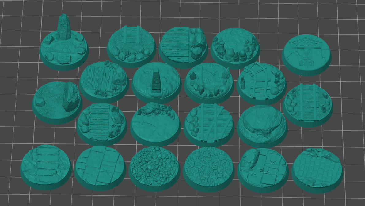Bits - Goblin Bases | Goblin Hordes | Round Bases | The Printing Goes Ever On