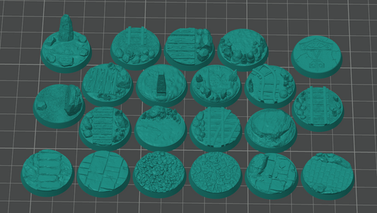 Bits - Goblin Bases | Goblin Hordes | Round Bases | The Printing Goes Ever On