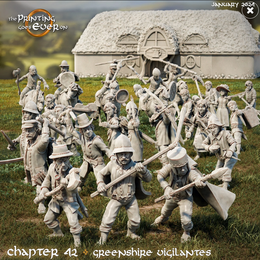 Custom Printed Halfling! | Greenshire Vigilantes | MESBG | The Printing Goes Ever On