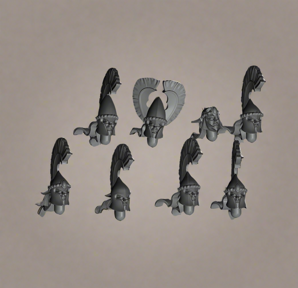 Aegean Elves Mounted Lances Heads | Aegean Elves | Highlands Miniatures