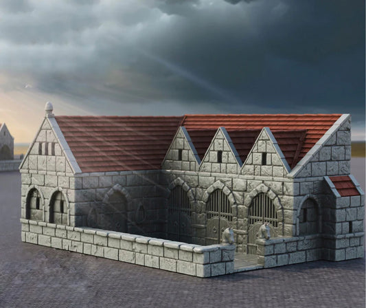 Stables | 6-28mm Scale | Ivory City | The Printing Goes Ever On   |  Buildings and Terrain