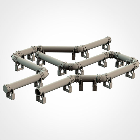 Industrial Pipes Terrain | Txarli Factory