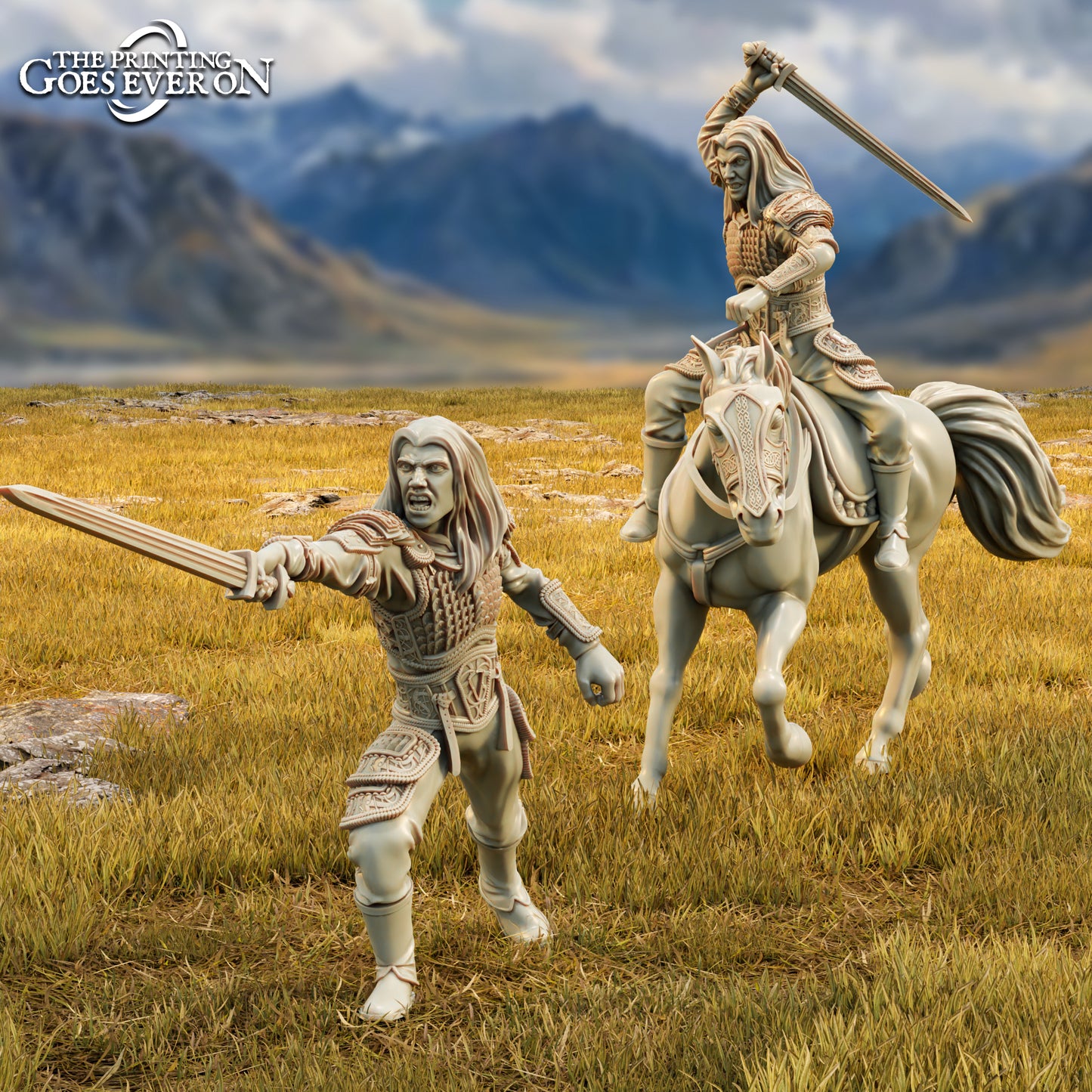 Thalred On Foot and Mounted | Tales of Wind and Saddle | MESBG | The Printing Goes Ever On