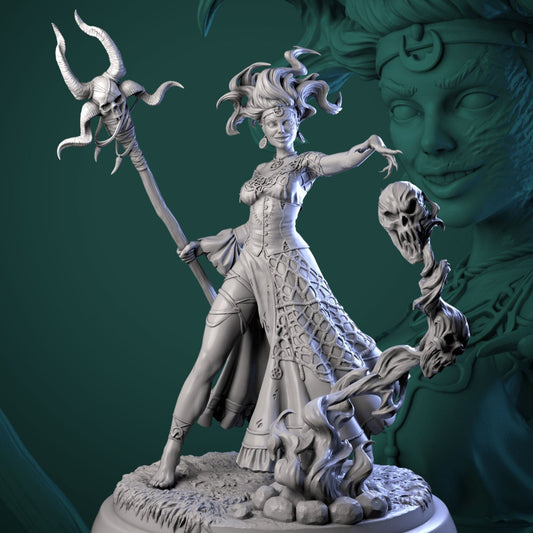 Ugly Sue | The Forest Shadow | Multiple Scales | Resin 3D Printed Miniature | White Werewolf Tavern