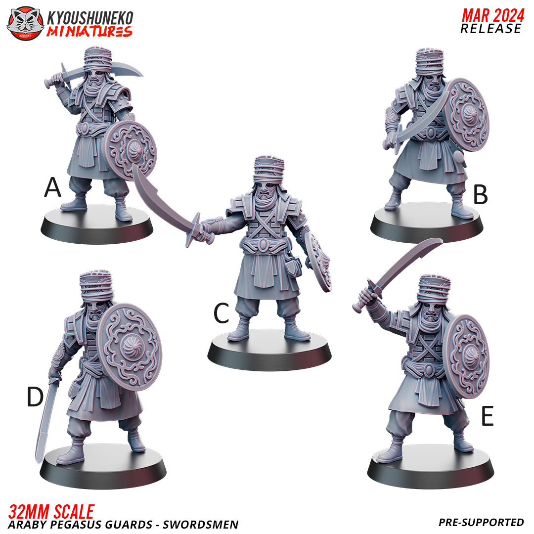 Araby Pegasus Guards (Foot) - Swordsmen | Kyoushuneko |