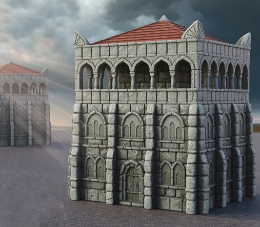 Warehouse | 6-28mm Scale | Ivory City | The Printing Goes Ever On   |  Buildings and Terrain