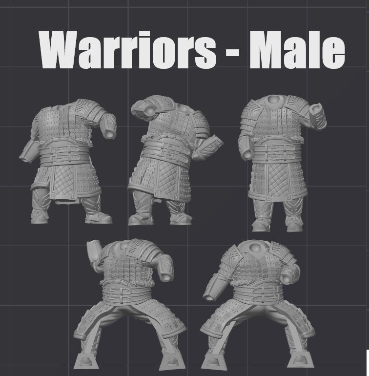 Bits - Dwarven Bodies | Tales of the Deep | MESBG | The Printing Goes Ever On