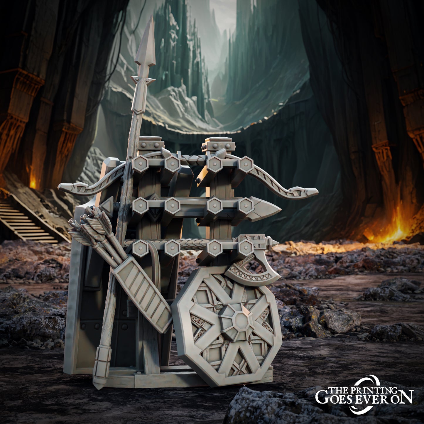 Treasure Vault | Tales of the Deep | MESBG | The Printing Goes Ever On