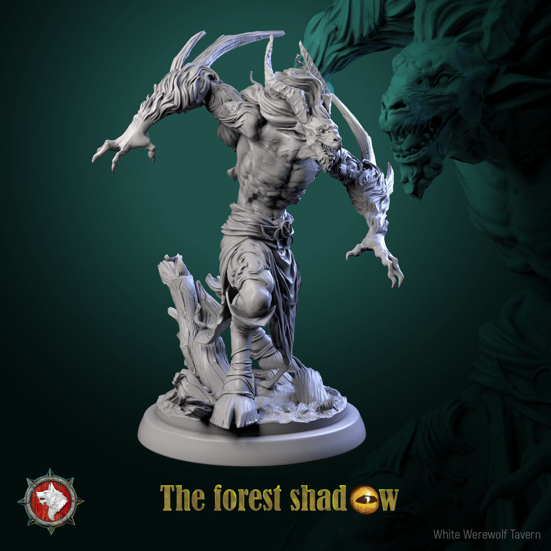 Wendigos Set | The Forest Shadow | Resin 3D Printed Miniature | White Werewolf Tavern | DnD