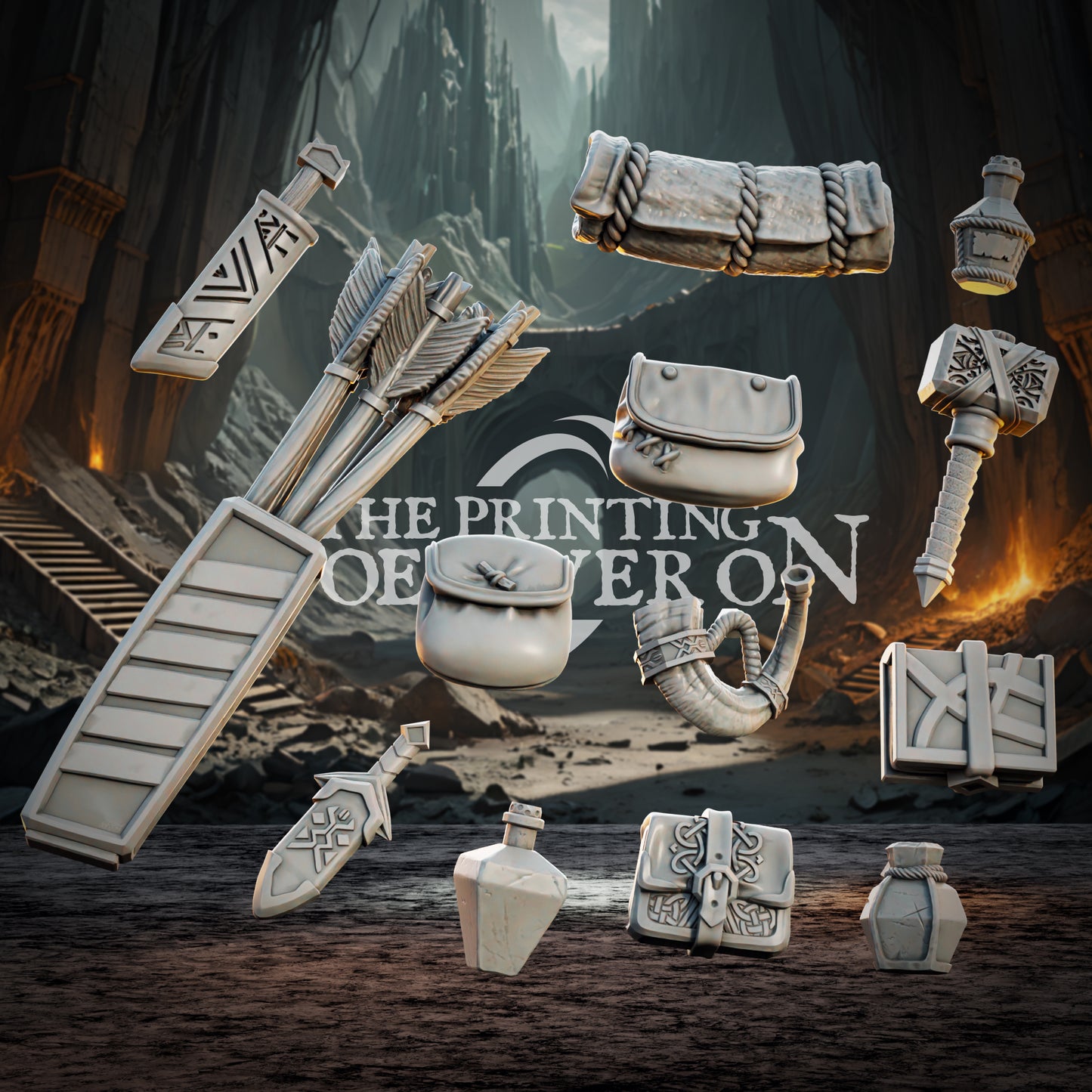 Bits - Dwarven Accessories | Tales of the Deep | MESBG | The Printing Goes Ever On