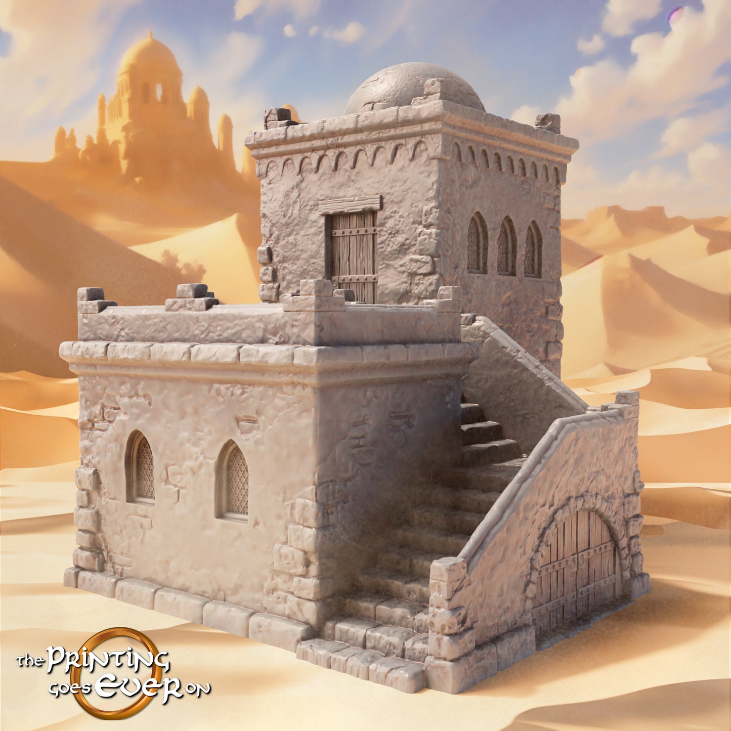 Adobe Houses Set | Sands of the East | The Printing Goes Ever On | MESBG