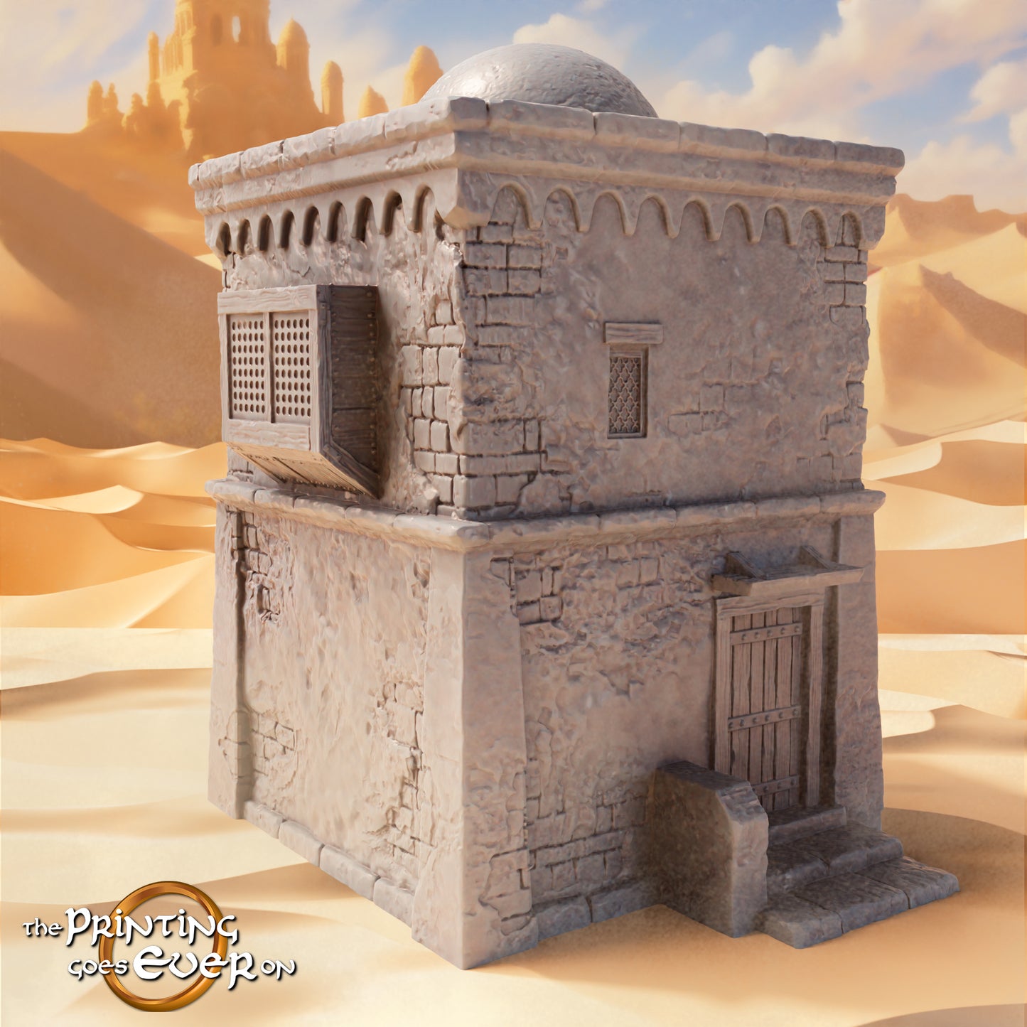 Adobe Houses Set | Sands of the East | The Printing Goes Ever On | MESBG