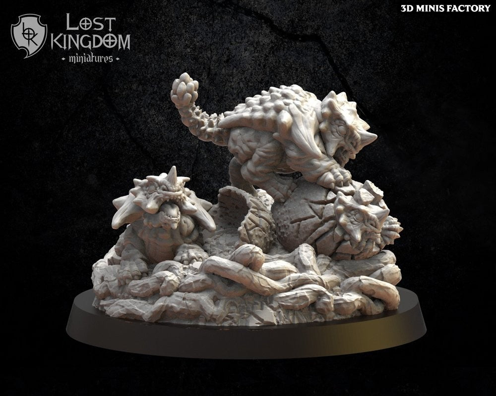 Ahuatli Babies | Saurian Ancients | Lost Kingdom Miniatures |