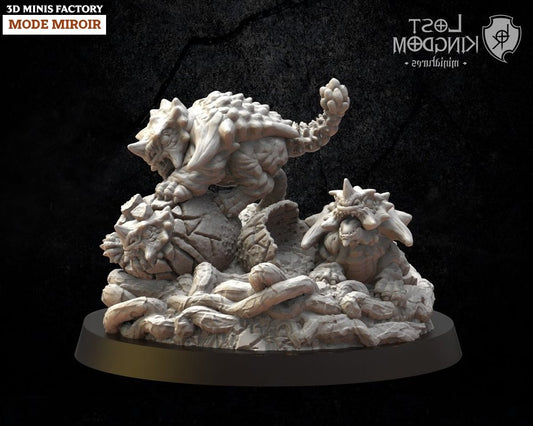 Ahuatli Babies | Saurian Ancients | Lost Kingdom Miniatures |