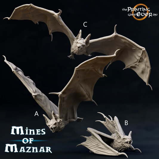 Giant Bats | Mines of Maznar | MESBG | The Printing Goes Ever On