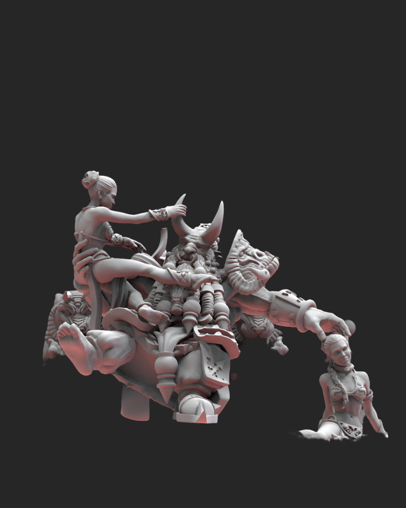 Assur, The God King | Infernal Dwarves | Lost Kingdom Miniatures