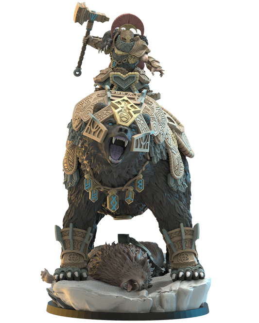 Bofarr, Bjørn Commander | Niavellir Dwarves | Lost Kingdom Miniatures
