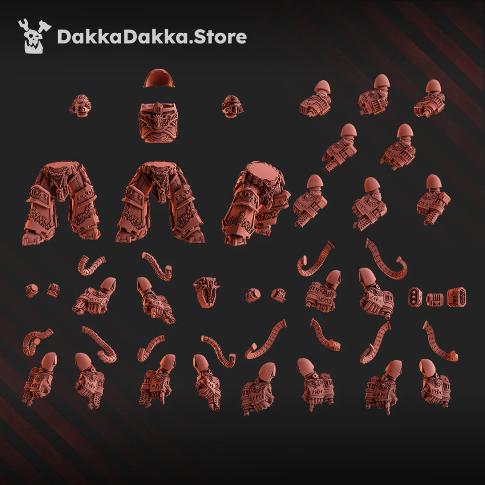Dragon Armor Bits | Fire Lizards | Dakka Dakka Store