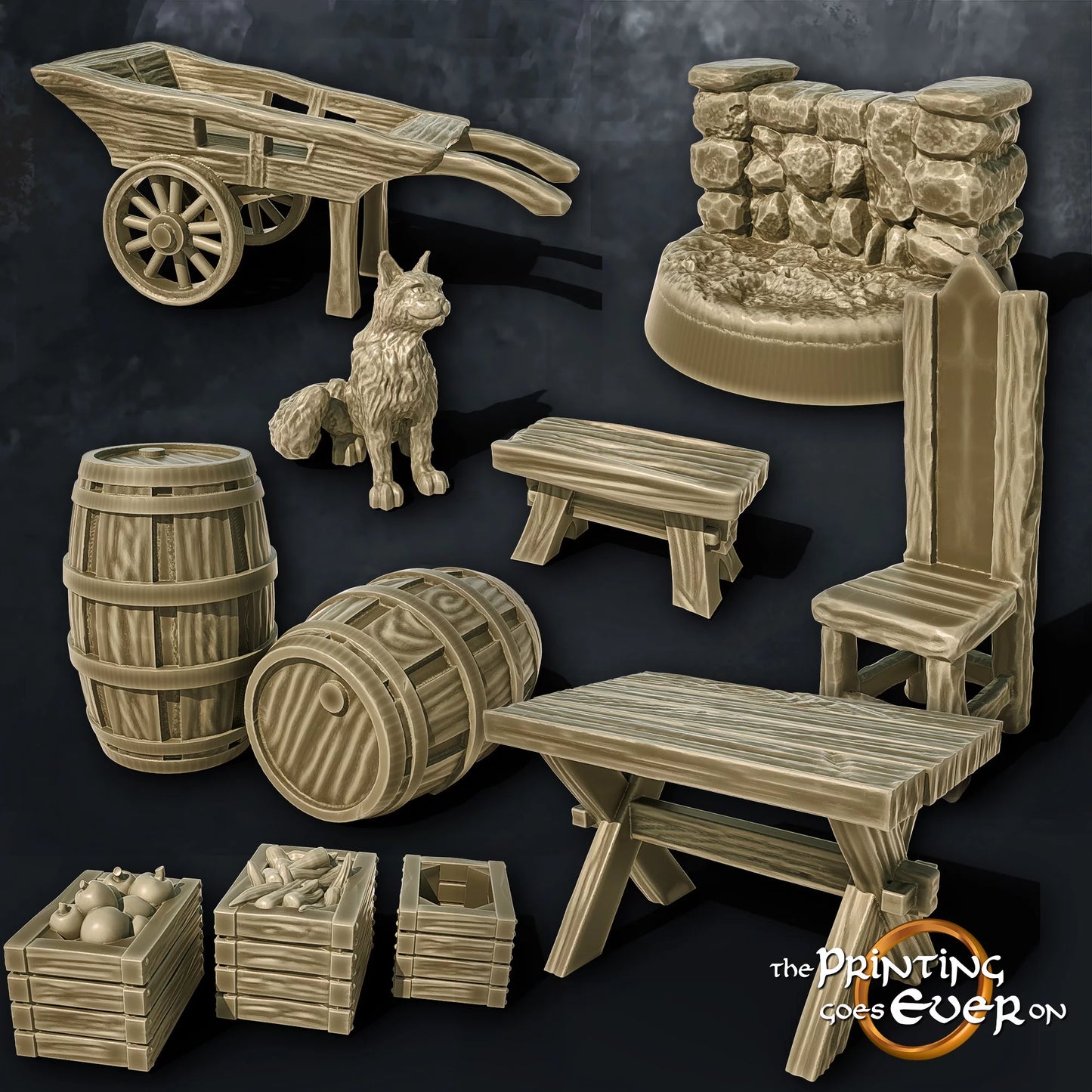 Accessories | The Town of Breie | MESBG | The Printing Goes Ever On