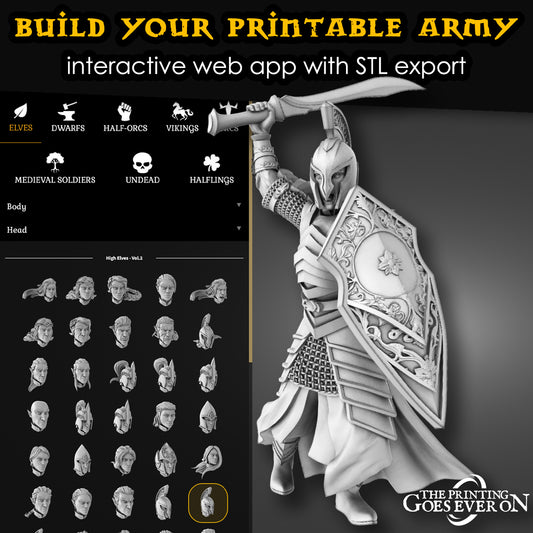 Custom Printed Elf! | Tales of the Elven Kingdom | MESBG | The Printing Goes Ever On