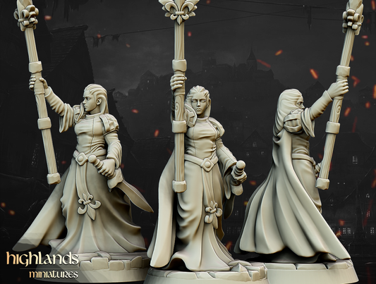 Damsel of the Lady on Foot | Gallia, the Medieval Kingdom | Highlands Miniatures