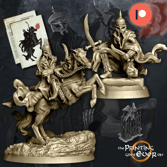 Dark Assassin – On Foot and Mounted | Waylay at Fehntop | MESBG | The Printing Goes Ever On