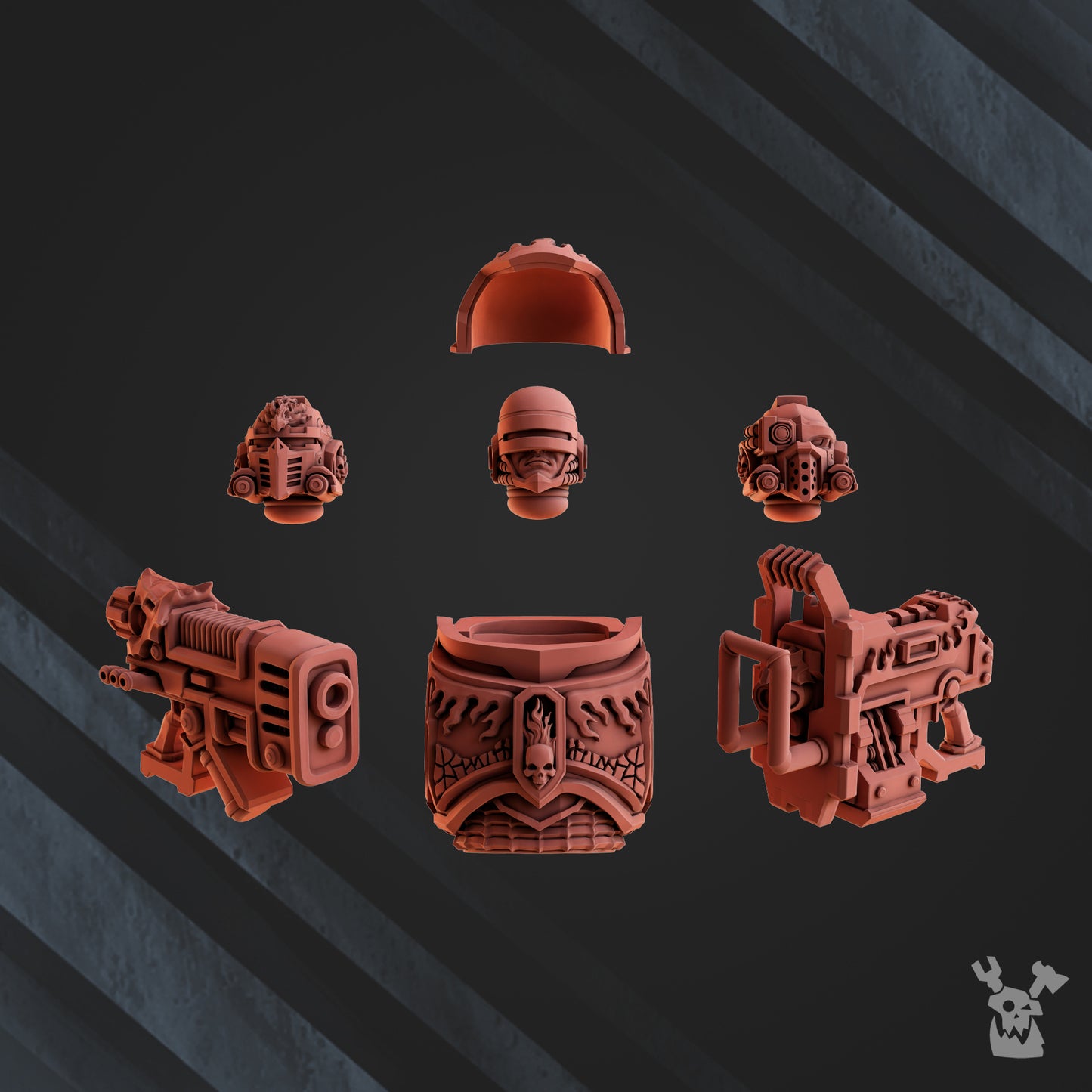 Dragon Armor Jetpack Bits | Fire Lizards | Dakka Dakka Store