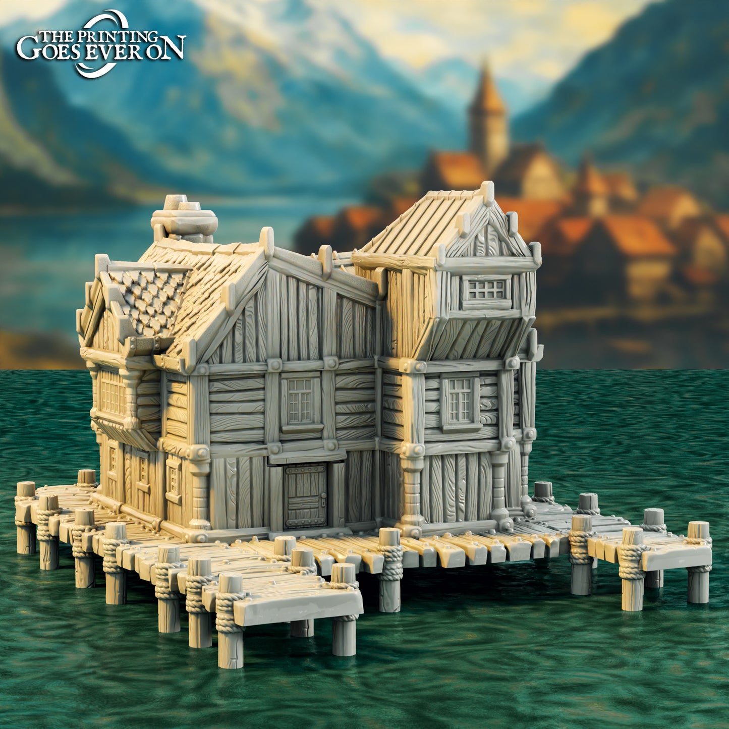 Driftport House A | Driftport Town | The Printing Goes Ever On