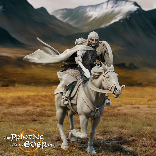 Princess Eadwela – On Foot and Mounted | Last Stand | MESBG | The Printing Goes Ever On