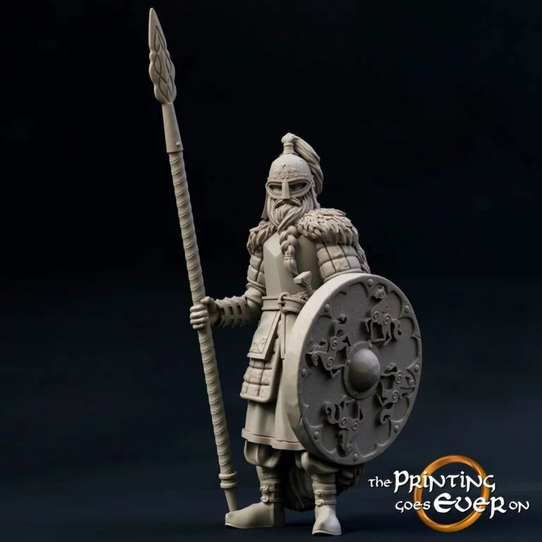 Ridermercia Earl’s Guard – On Foot and Mounted | Realm of the Horse Earls | MESBG | The Printing Goes Ever On