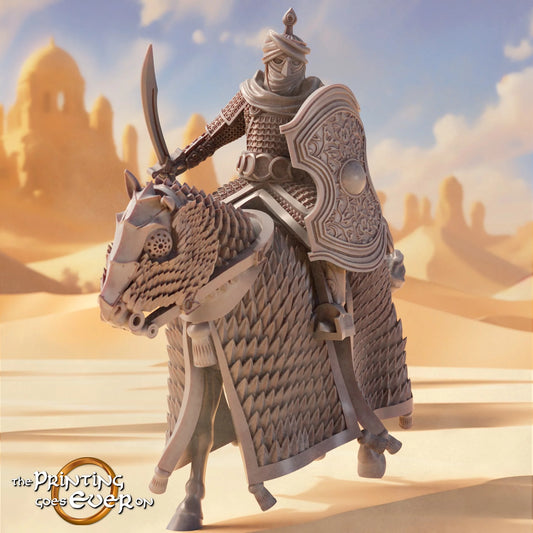 Easterner Cataphracts Set | Sands of the East | MESBG | The Printing Goes Ever On