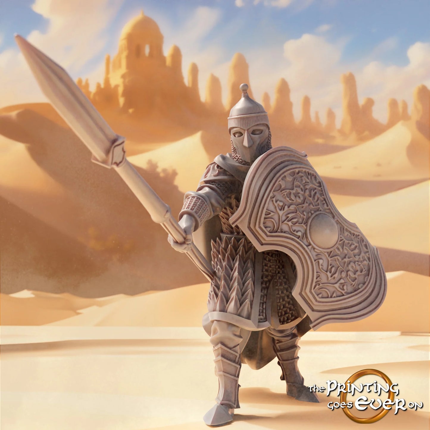 Easterner Spearmen Set | Sands of the East | MESBG | The Printing Goes Ever On