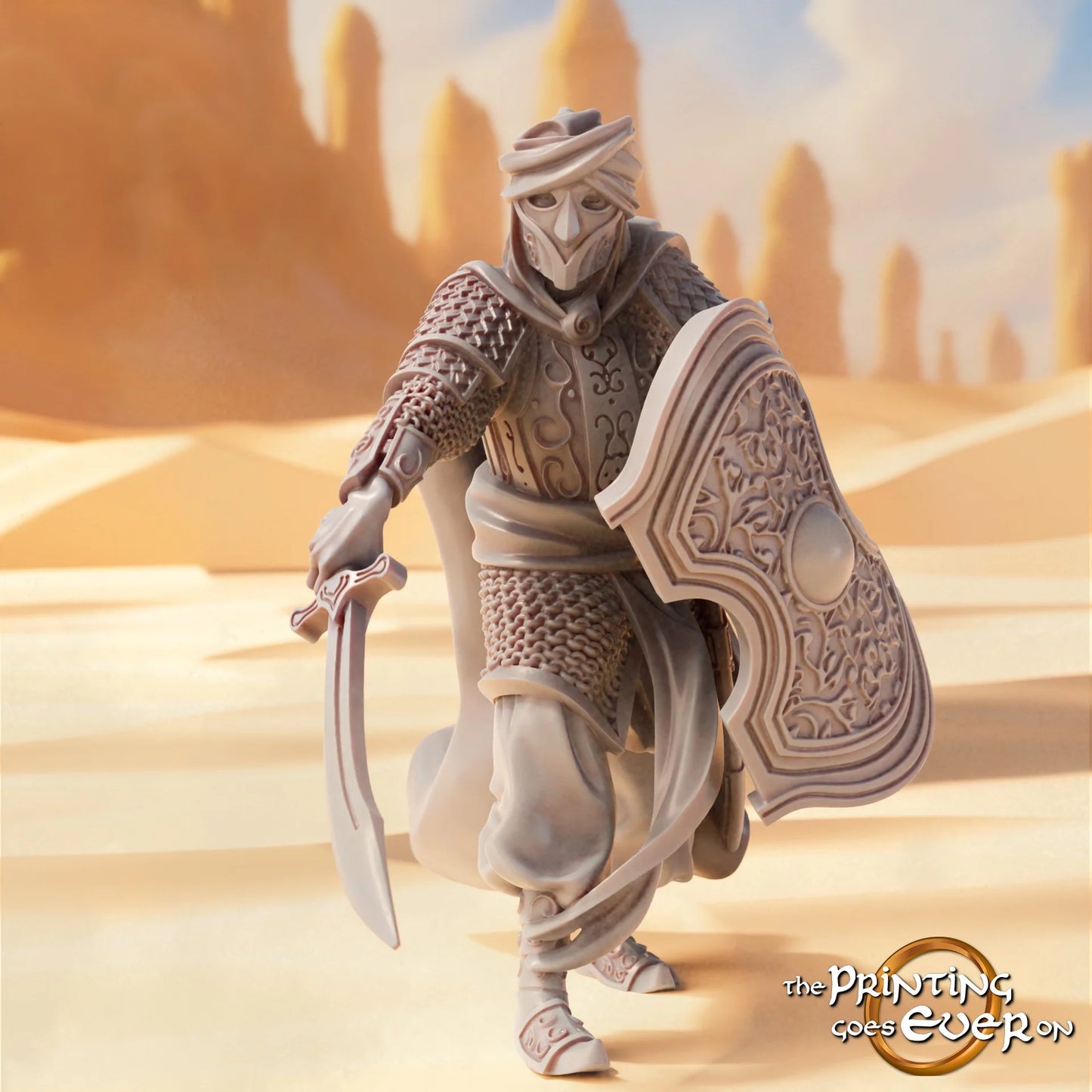 Easterner Swordsmen Set | Sands of the East | MESBG | The Printing Goes Ever On