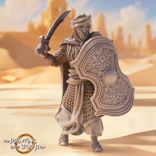 Easterner Swordsmen Set | Sands of the East | MESBG | The Printing Goes Ever On