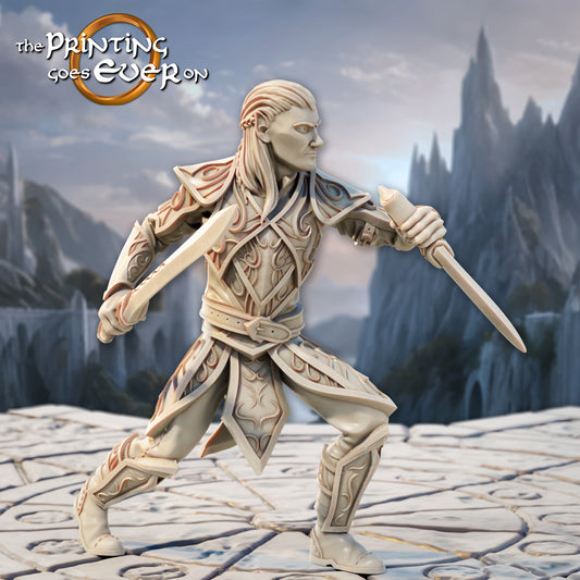 Elven Duelists | Silver Shores | MESBG | The Printing Goes Ever On