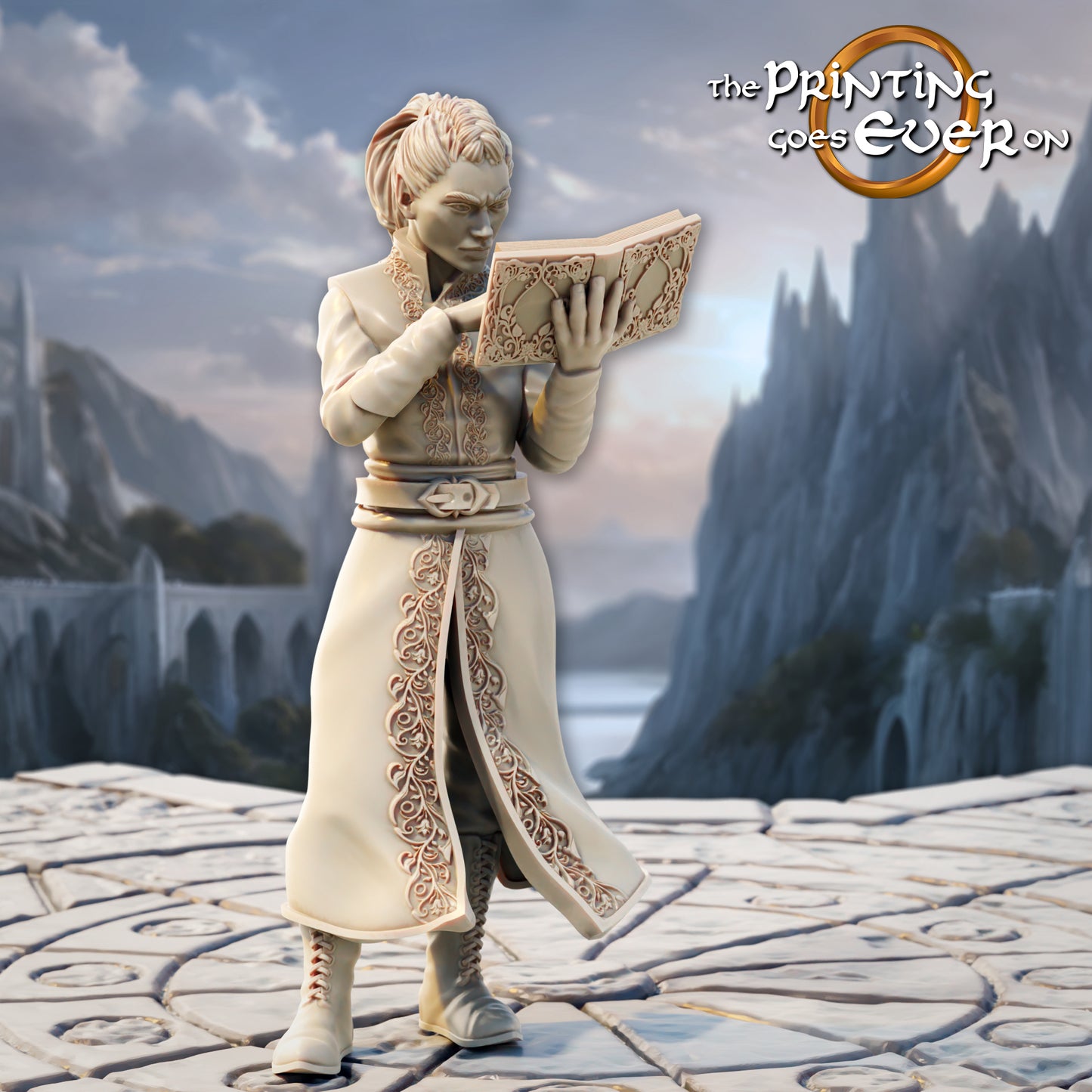 Elven Loremasters | Silver Shores | MESBG | The Printing Goes Ever On