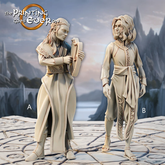 Elven Townsfolks | Silver Shores | MESBG | The Printing Goes Ever On