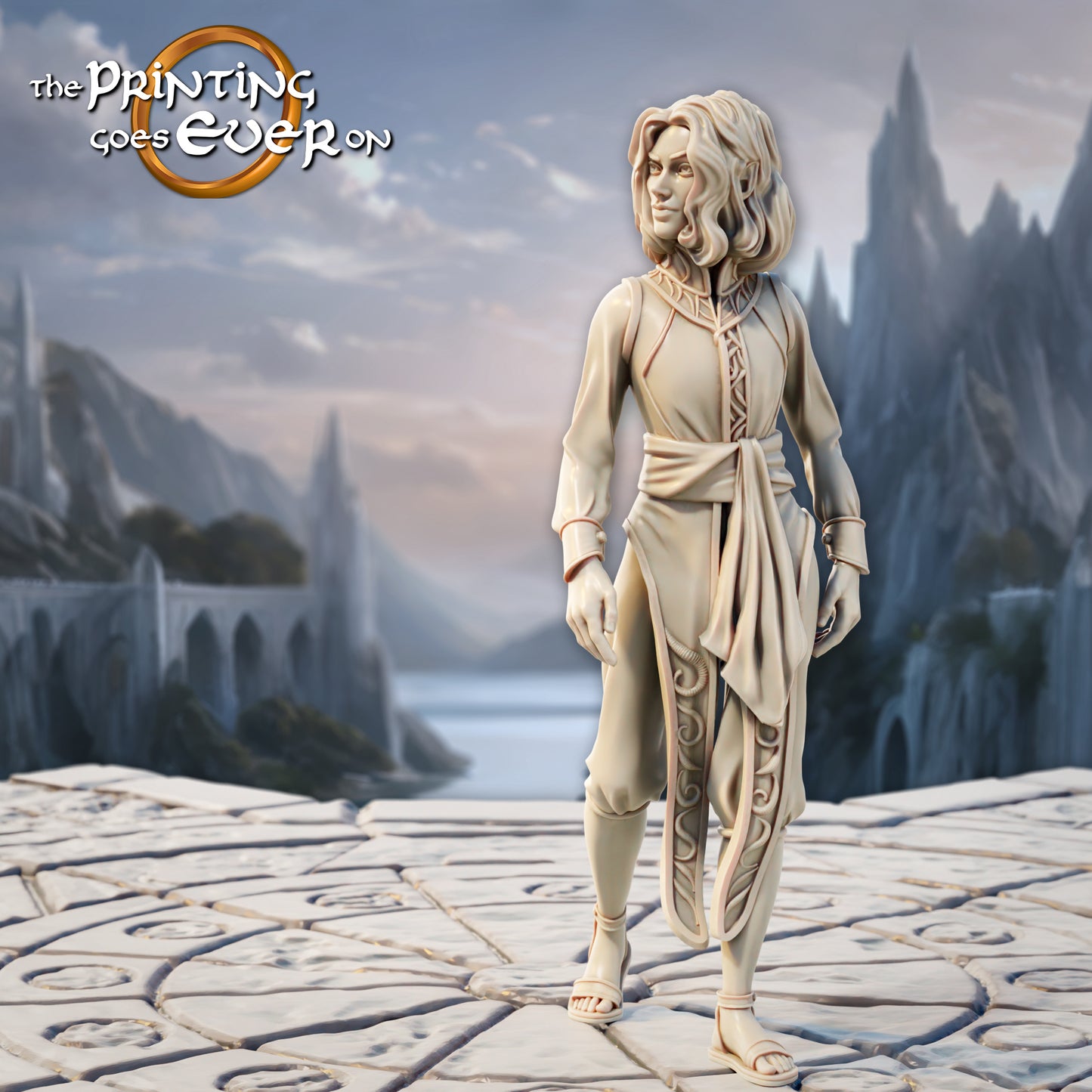 Elven Townsfolks | Silver Shores | MESBG | The Printing Goes Ever On