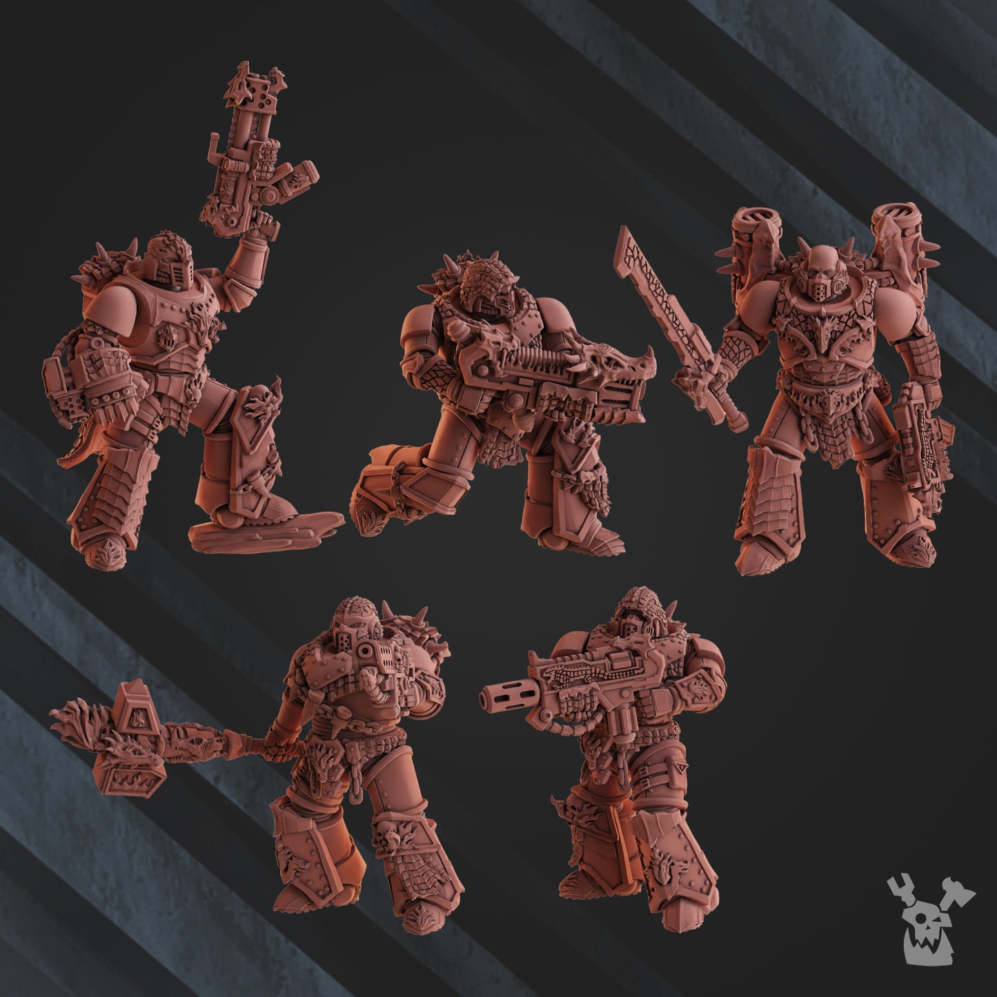 Fire Lizard Marine Bits | Fire Lizards | Dakka Dakka Store