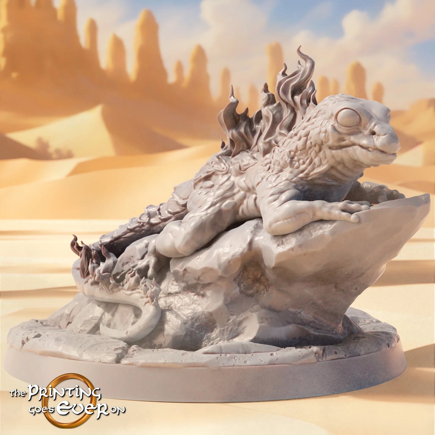 Flame Salamanders | Sands of the East | MESBG | The Printing Goes Ever On