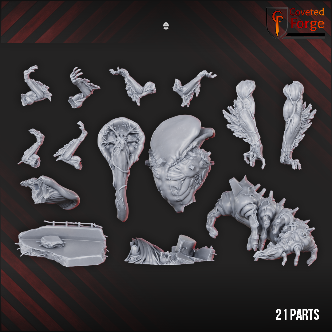 Fungzilla parts breakdown (21 parts)