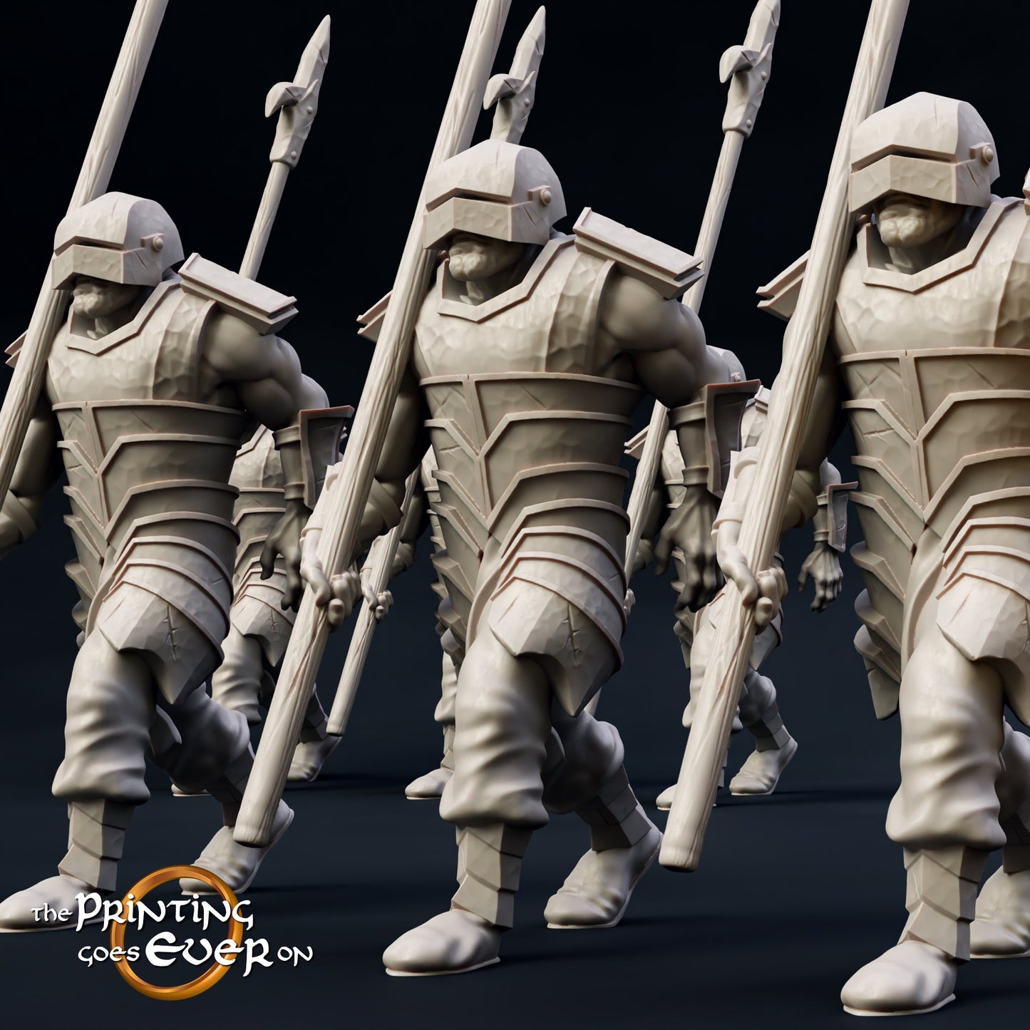 Half Orc Pikeman | Death of a Hero | MESBG | The Printing Goes Ever On