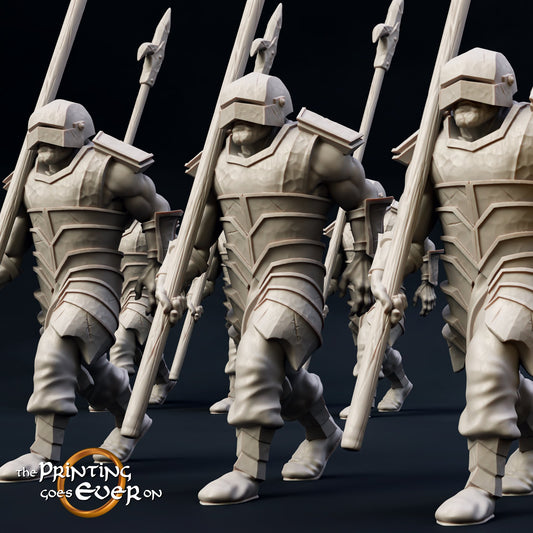 Half Orc Pikeman | Death of a Hero | MESBG | The Printing Goes Ever On