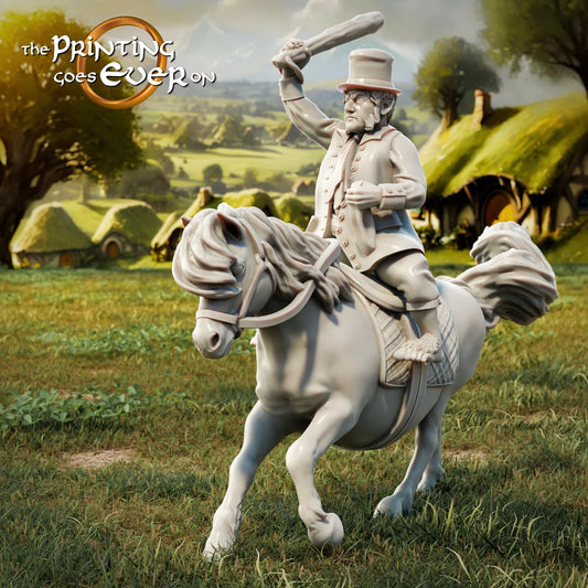 Halfling Sheriff – On Foot and Mounted | Halfling Rebellion | MESBG | The Printing Goes Ever On