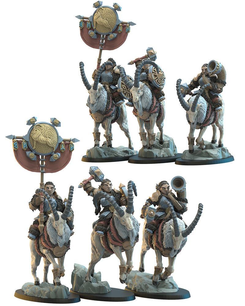 Heiðrun Regiment | Niavellir Dwarves | Lost Kingdom Miniatures